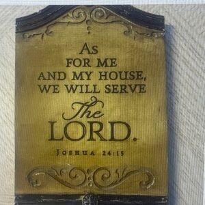 Christian Joshua Wall Plaque